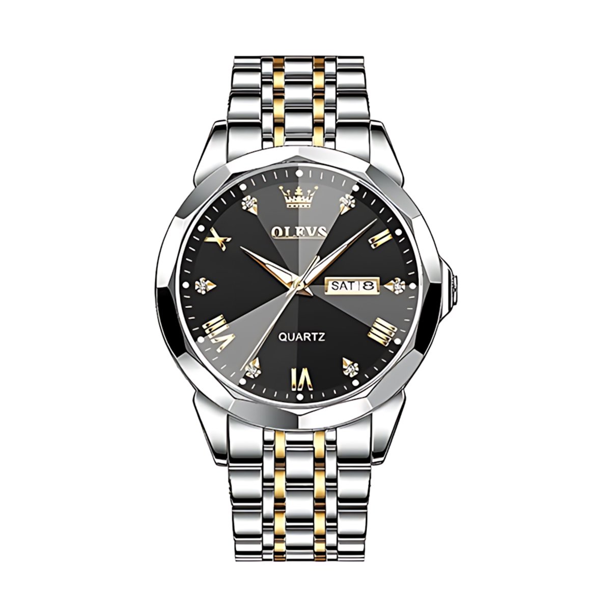 Olevs 9931 Stainless Steel watch For Men Fan Made