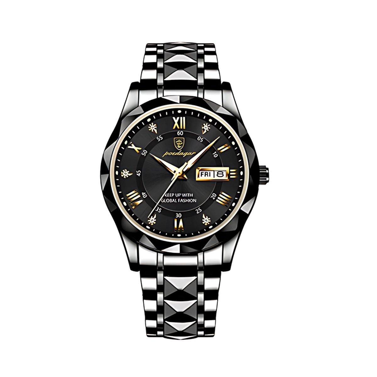 Poedagar 615 Premium Watch High Quality Butterfly Lock