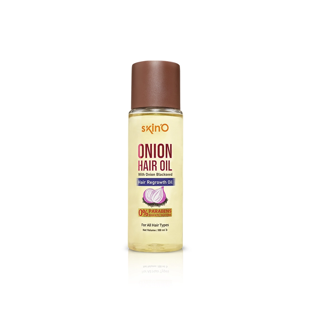 skinO Onion Hair Oil With Onion Blackseed Hair Regrowth Oil 100ml