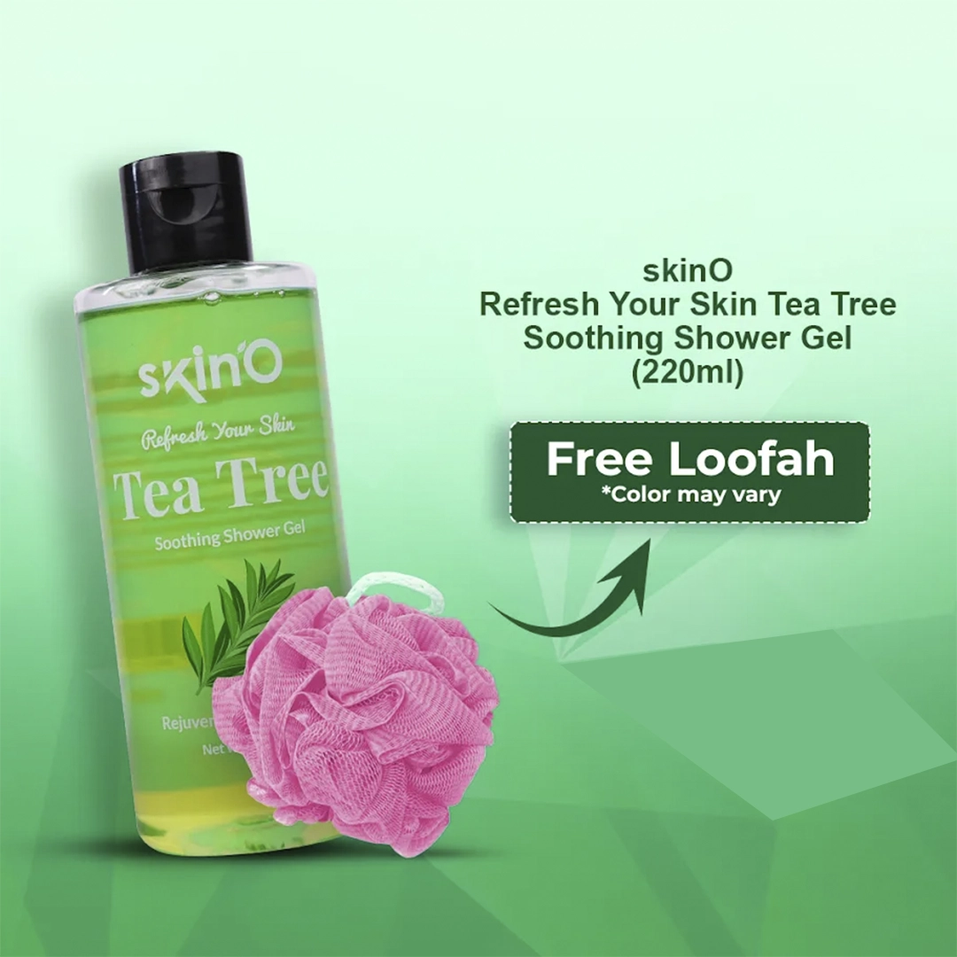 skinO Refresh Your Skin Tea Tree Soothing Shower Gel 220ml