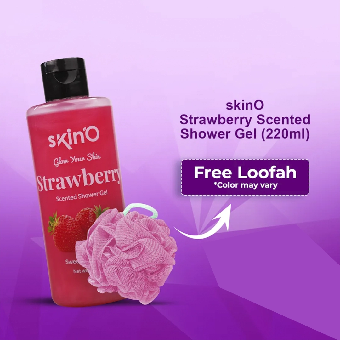 skinO_Strawberry Scented shower_Gel